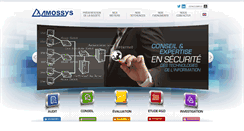 Desktop Screenshot of amossys.fr