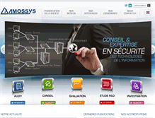 Tablet Screenshot of amossys.fr